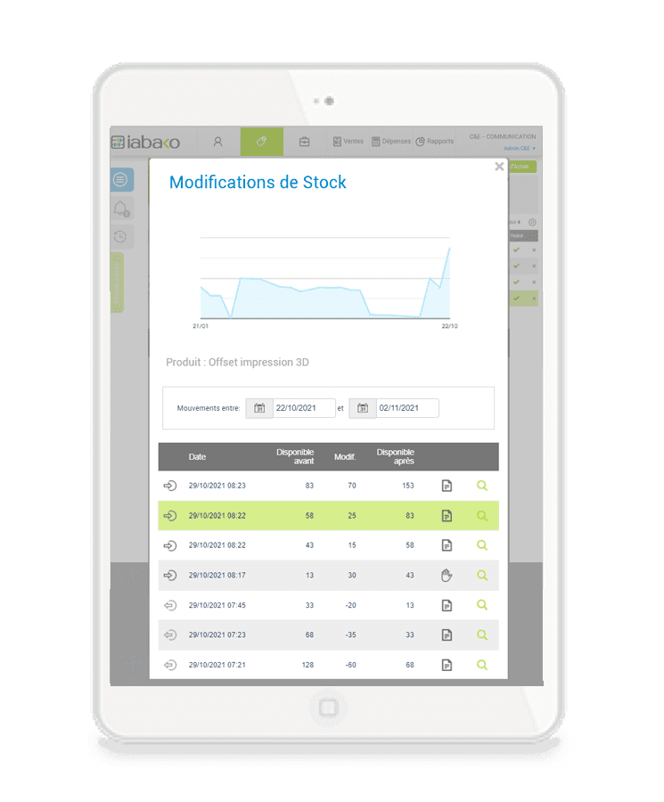 gestion de stock et approvisionnement