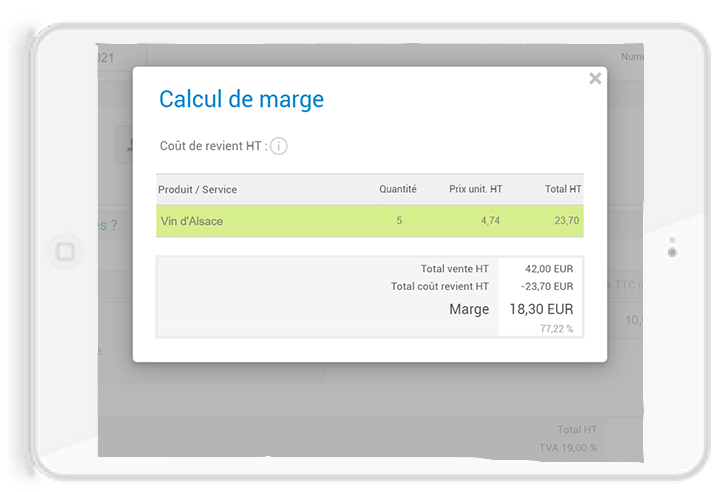 comment calculer la marge commerciale